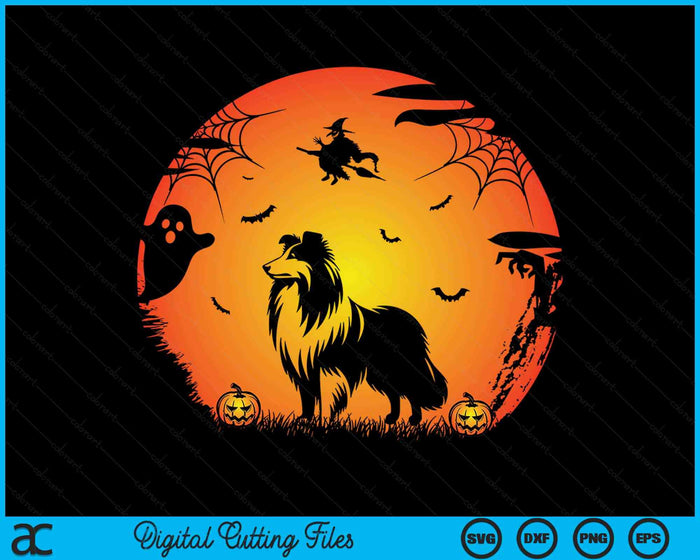 Sheltie dog Funny Halloween SVG PNG Digital Cutting File Sheltie dog Funny Halloween SVG PNG Digital Cutting File