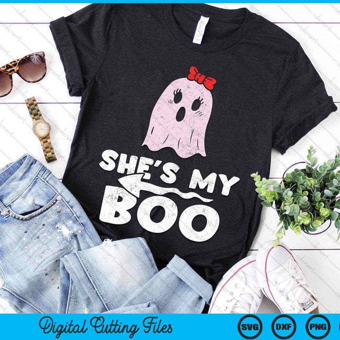 She's My Boo Cute Boyfriend Halloween Costume SVG PNG Digital Cutting Files She's My Boo Cute Boyfriend Halloween Costume SVG PNG Digital Cutting Files
