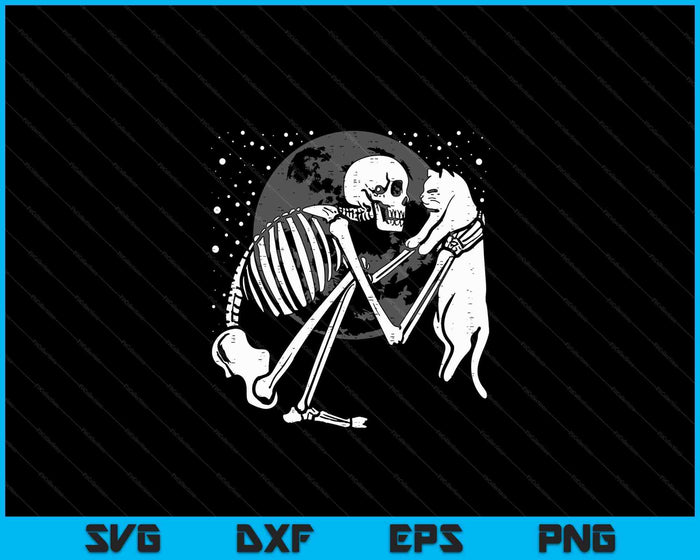 Skeleton Cat Skull Kitty Cute Goth Halloween Men Women Kids SVG PNG Digital Cutting Files Skeleton Cat Skull Kitty Cute Goth Halloween Men Women Kids SVG PNG Digital Cutting Files