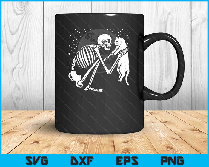 Skeleton Cat Skull Kitty Cute Goth Halloween Men Women Kids SVG PNG Digital Cutting Files Skeleton Cat Skull Kitty Cute Goth Halloween Men Women Kids SVG PNG Digital Cutting Files