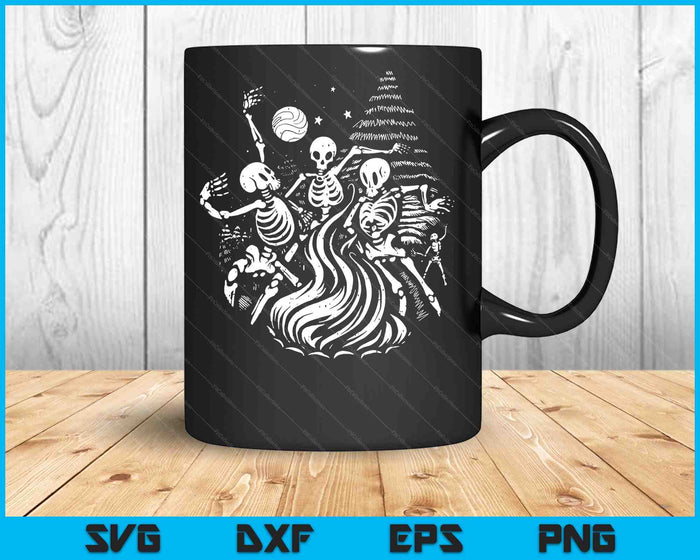 Esqueleto bailando perezoso disfraz de Halloween divertido cráneo espeluznante archivos SVG Esqueleto bailando perezoso disfraz de Halloween divertido cráneo espeluznante archivos SVG