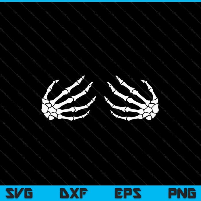 Esqueleto Mano Halloween Boob Mujeres Espeluznante Divertido Halloween SVG PNG Cortando Archivos Imprimibles Esqueleto Mano Halloween Boob Mujeres Espeluznante Divertido Halloween SVG PNG Cortando Archivos Imprimibles