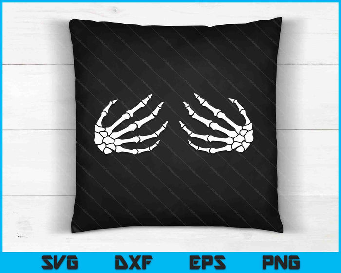 Esqueleto Mano Halloween Boob Mujeres Espeluznante Divertido Halloween SVG PNG Cortando Archivos Imprimibles Esqueleto Mano Halloween Boob Mujeres Espeluznante Divertido Halloween SVG PNG Cortando Archivos Imprimibles