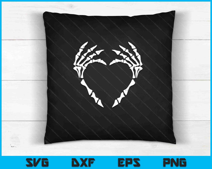 Esqueleto mano corazón bolsillo Halloween traje huesos SVG PNG archivos de corte digital Esqueleto mano corazón bolsillo Halloween traje huesos SVG PNG archivos de corte digital