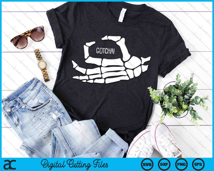 Esqueleto Ok Signo de mano Lazy DIY Halloween Traje SVG PNG Archivos de corte digital Esqueleto Ok Signo de mano Lazy DIY Halloween Traje SVG PNG Archivos de corte digital