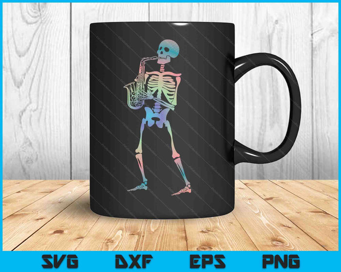 Skeleton Playing Saxophone Jazz Halloween Music Spooky Scary SVG PNG Digital Printable Files Skeleton Playing Saxophone Jazz Halloween Music Spooky Scary SVG PNG Digital Printable Files