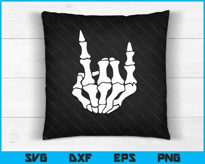 Skeleton Rock Hand Pocket Lazy Halloween Traje SVG PNG Archivos de corte digital Skeleton Rock Hand Pocket Lazy Halloween Traje SVG PNG Archivos de corte digital