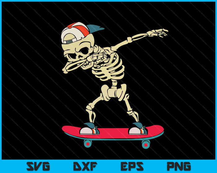 Esqueleto Skateboard Dabbing Skate SVG PNG Archivos de corte digital Esqueleto Skateboard Dabbing Skate SVG PNG Archivos de corte digital