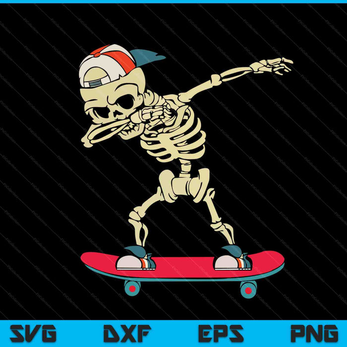 Esqueleto Skateboard Dabbing Skate SVG PNG Archivos de corte digital Esqueleto Skateboard Dabbing Skate SVG PNG Archivos de corte digital