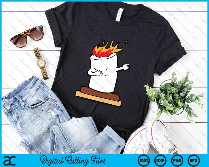 Smores Camping Marshmallow Halloween Dabbing SVG PNG Digital Cutting Files Smores Camping Marshmallow Halloween Dabbing SVG PNG Digital Cutting Files