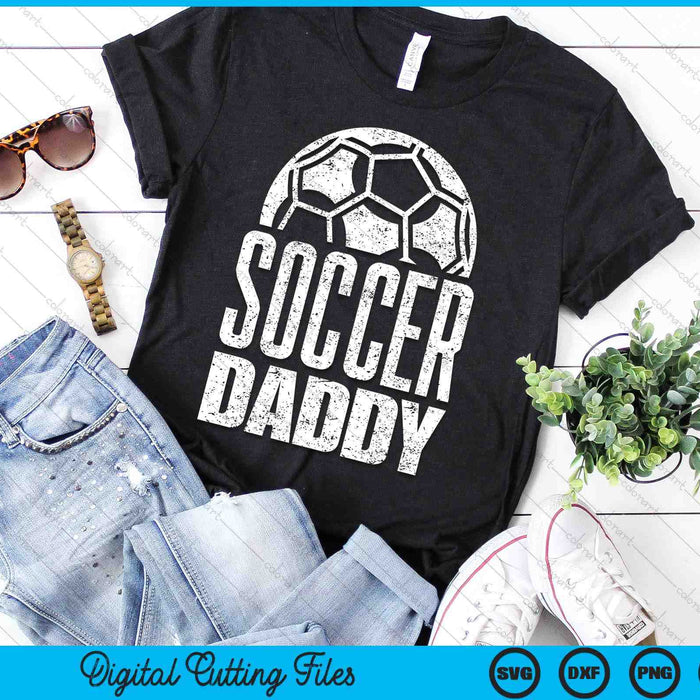 Soccer Daddy Player Father's Day SVG PNG Digital Cutting Files Soccer Daddy Player Father's Day SVG PNG Digital Cutting Files