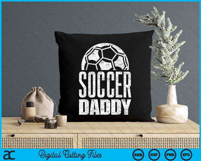 Soccer Daddy Player Father's Day SVG PNG Digital Cutting Files Soccer Daddy Player Father's Day SVG PNG Digital Cutting Files