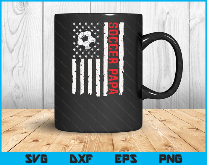 Soccer Papa USA American Flag Patriotic Papa 4th Of July SVG PNG Digital Printable Files Soccer Papa USA American Flag Patriotic Papa 4th Of July SVG PNG Digital Printable Files