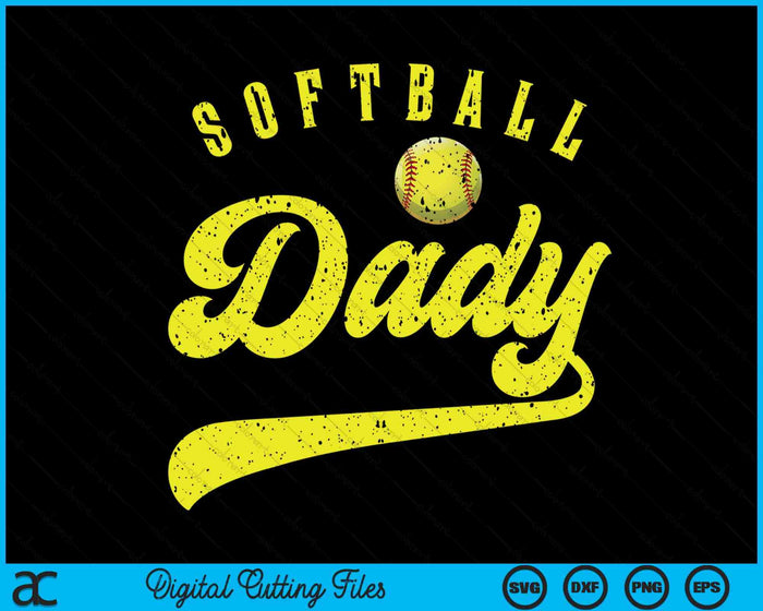 Softball Dady SVG PNG Digital Printable Files Softball Dady SVG PNG Digital Printable Files