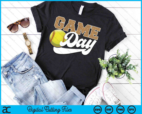 Softball Game Day Vibes Softball Coach Fan Player SVG PNG Digital Cutting Files