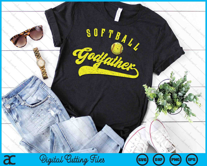 Softball Godfather SVG PNG Digital Printable Files Softball Godfather SVG PNG Digital Printable Files
