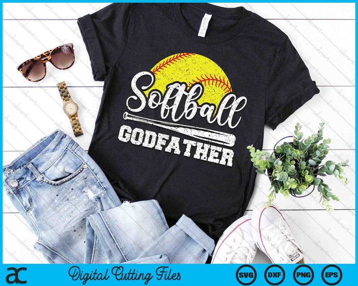 Softball Godfather Softball Player Game Day Father's Day Gift SVG PNG Digital Cutting Files Softball Godfather Softball Player Game Day Father's Day Gift SVG PNG Digital Cutting Files