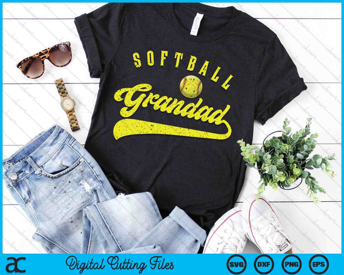 Softball Grandad SVG PNG Digital Printable Files Softball Grandad SVG PNG Digital Printable Files