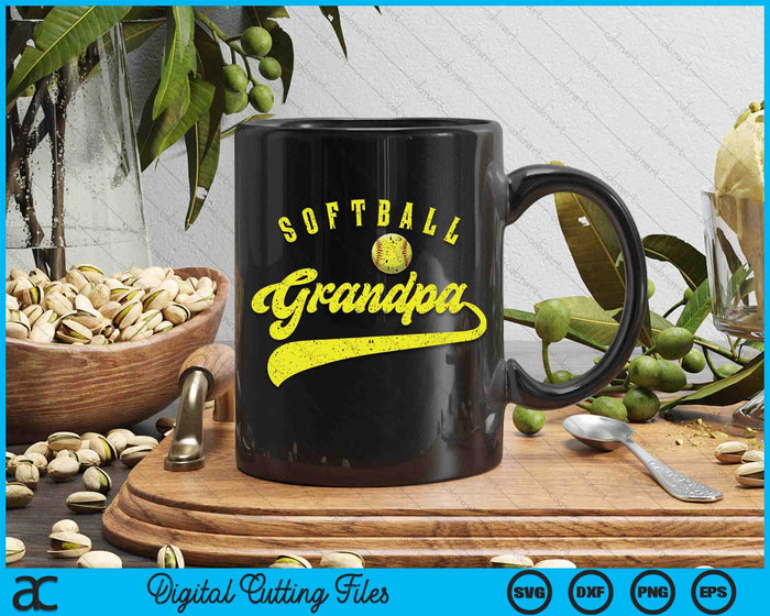 Softball Grandpa SVG PNG Digital Printable Files Softball Grandpa SVG PNG Digital Printable Files