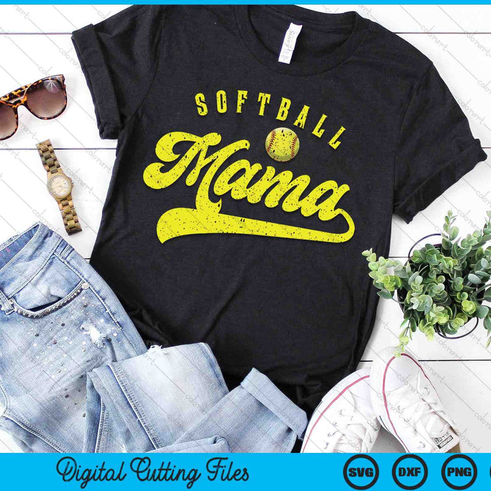 Softball Mama SVG PNG Digital Printable Files Softball Mama SVG PNG Digital Printable Files