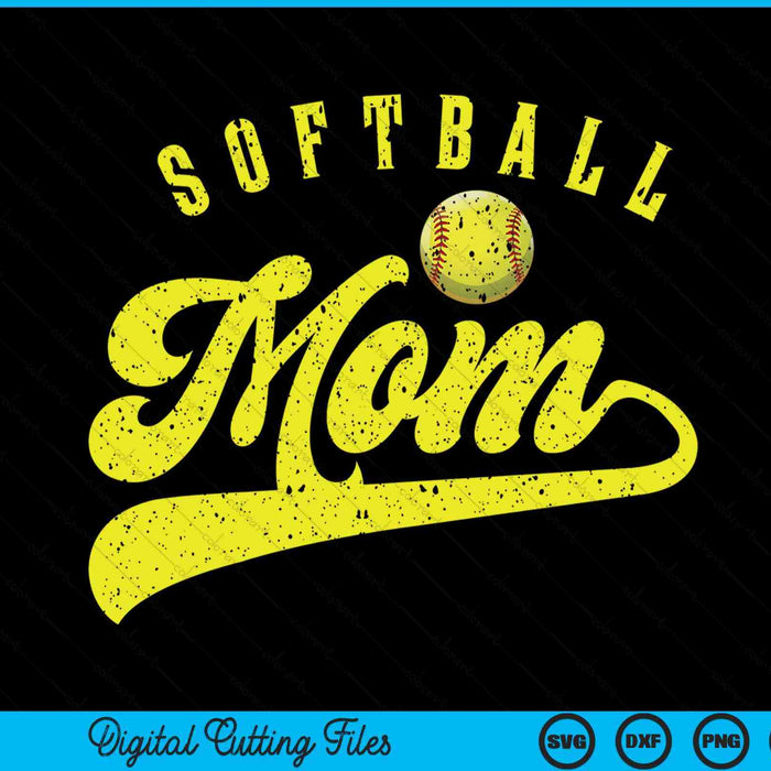 Softball Mom SVG PNG Digital Printable Files Softball Mom SVG PNG Digital Printable Files
