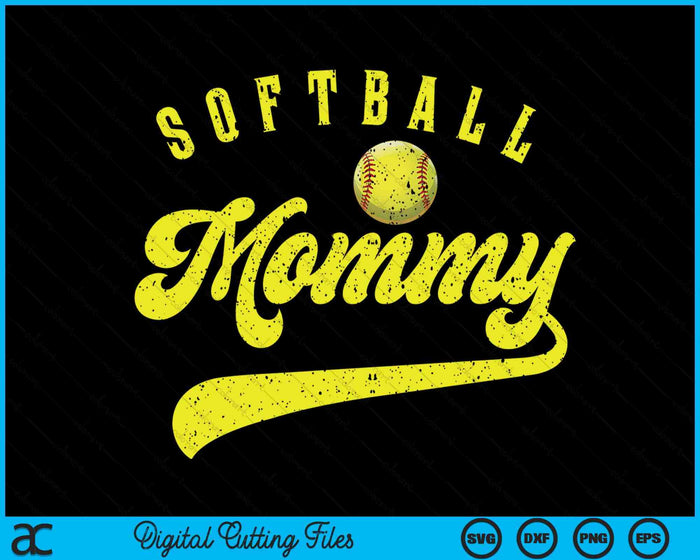 Softball Mommy SVG PNG Digital Printable Files Softball Mommy SVG PNG Digital Printable Files
