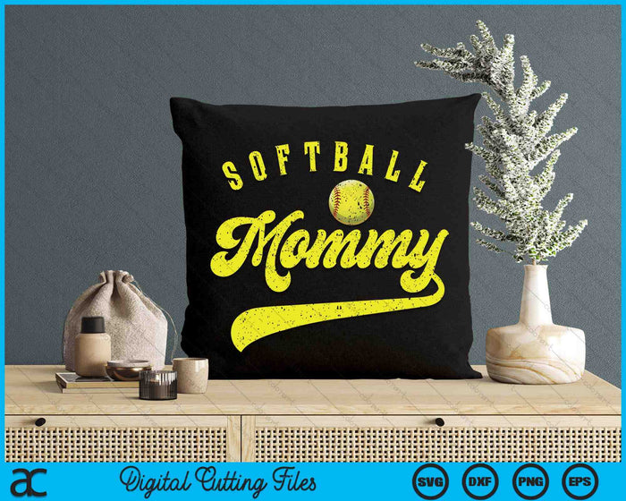 Softball Mommy SVG PNG Digital Printable Files Softball Mommy SVG PNG Digital Printable Files