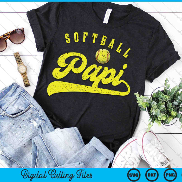 Softball Papi SVG PNG Digital Printable Files Softball Papi SVG PNG Digital Printable Files