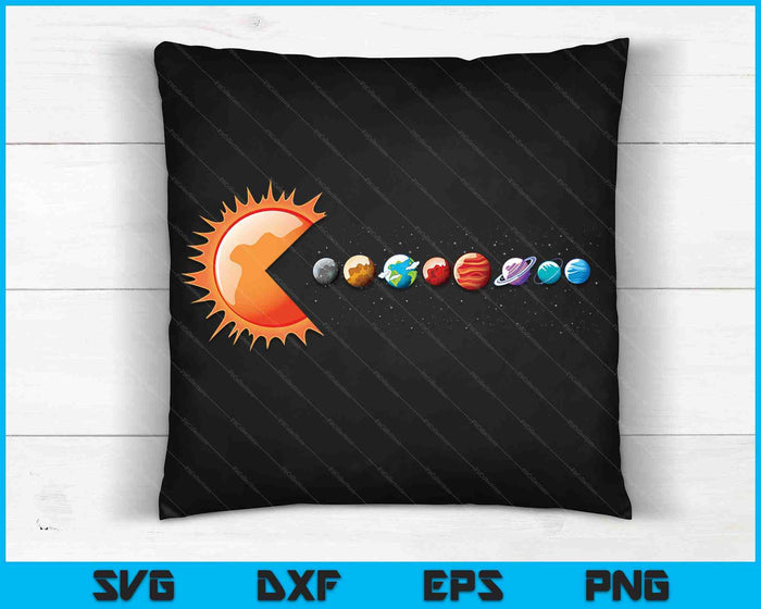 Solar System Funny Planet Sun And Astrology SVG PNG Digital Cutting Files