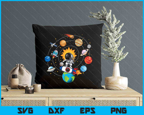 Solar System Planets Science Space Astronaut Universe Galaxy SVG PNG Digital Printable Files