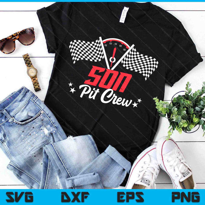 Son Pit Crew Birthday Party Race Car Lover Racing Family SVG PNG Digital Printable Files Son Pit Crew Birthday Party Race Car Lover Racing Family SVG PNG Digital Printable Files