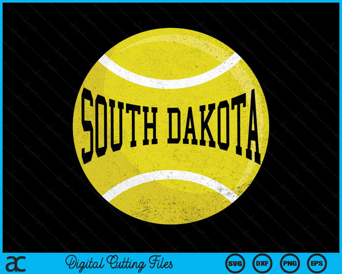 South Dakota Tennis Fan SVG PNG Digital Cutting Files South Dakota Tennis Fan SVG PNG Digital Cutting Files