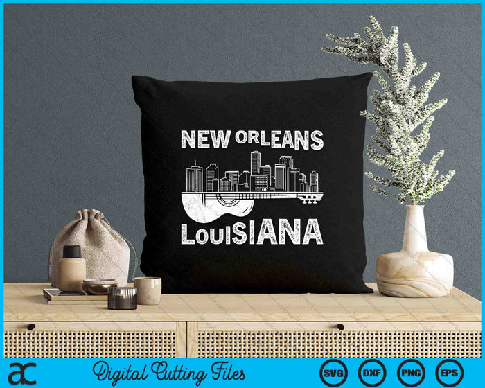 Souvenir New Orleans Guitar Music Louisiana New Orleans SVG PNG Digital Cutting Files Souvenir New Orleans Guitar Music Louisiana New Orleans SVG PNG Digital Cutting Files