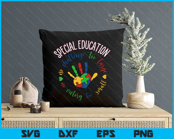 Special Education & Autism Awareness Teacher SVG PNG Digital Printable Files