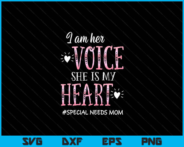 Special Needs Mom Apparel Autism ADHD Down Syndrome CP Mom SVG PNG Digital Cutting Files