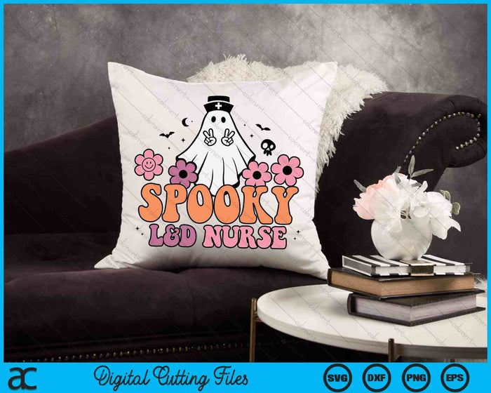 Spooky L&D Nurse OBGYN Halloween Spooky Boo Ghost SVG PNG Digital Cutting Files Spooky L&D Nurse OBGYN Halloween Spooky Boo Ghost SVG PNG Digital Cutting Files