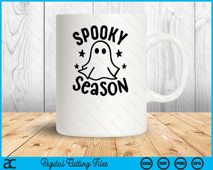 Spooky Season Cute Ghost Halloween SVG PNG Digital Cutting Files Spooky Season Cute Ghost Halloween SVG PNG Digital Cutting Files