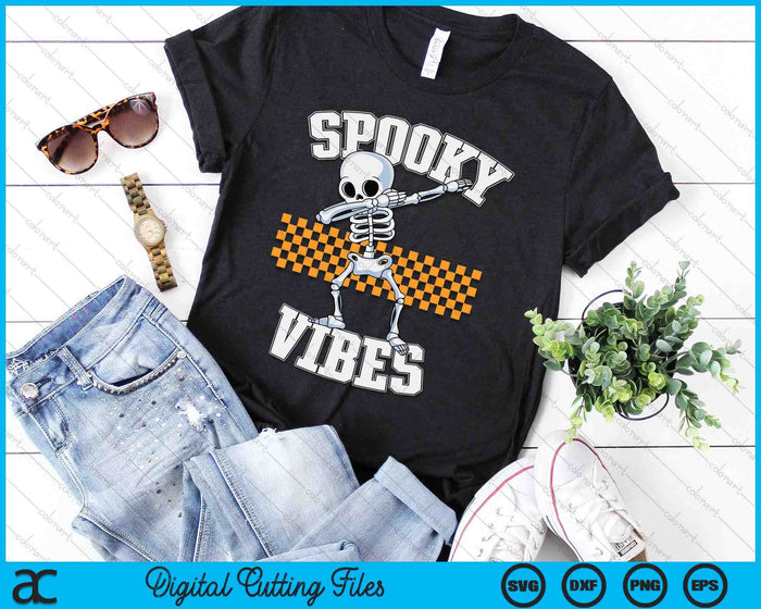 Spooky Vibes Dabbing Skeleton Monster Kids Boys Halloween SVG PNG Digital Cutting File Spooky Vibes Dabbing Skeleton Monster Kids Boys Halloween SVG PNG Digital Cutting File