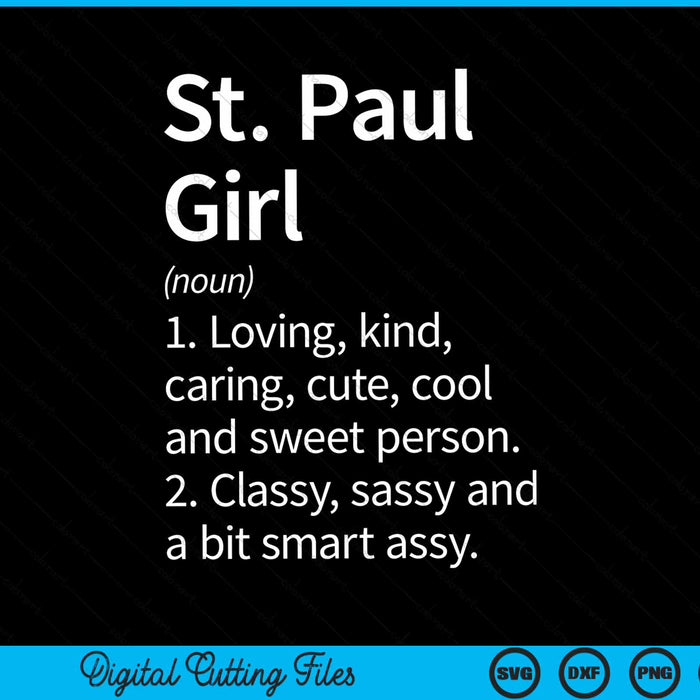 St. Paul Girl MN Minnesota Home Roots SVG PNG Cortar archivos imprimibles St. Paul Girl MN Minnesota Home Roots SVG PNG Cortar archivos imprimibles