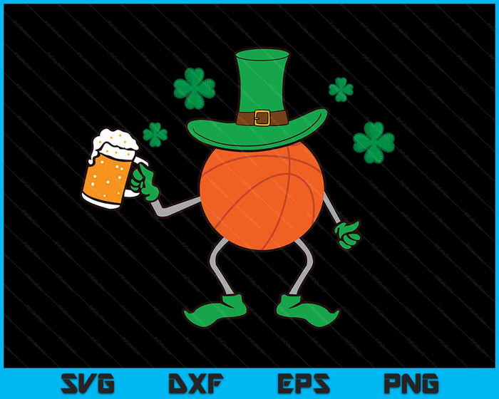 St Patrick's Day Irish Basketball Beer SVG PNG Digital Cutting Files St Patrick's Day Irish Basketball Beer SVG PNG Digital Cutting Files
