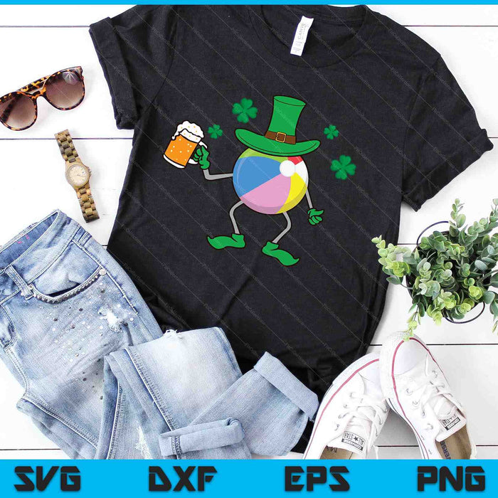 St Patrick's Day Irish Beach Ball Beer SVG PNG Digital Cutting Files St Patrick's Day Irish Beach Ball Beer SVG PNG Digital Cutting Files