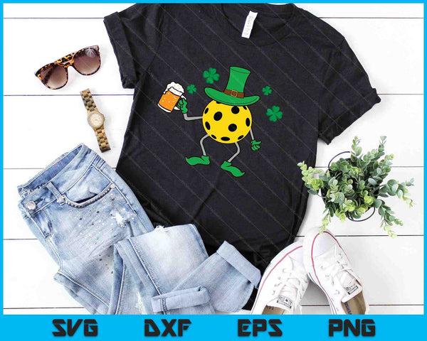 St Patrick's Day Irish Pickleball Beer SVG PNG Digital Cutting Files