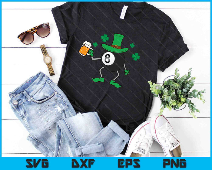 St Patrick's Day Irish Pool Ball Beer SVG PNG Digital Cutting Files St Patrick's Day Irish Pool Ball Beer SVG PNG Digital Cutting Files
