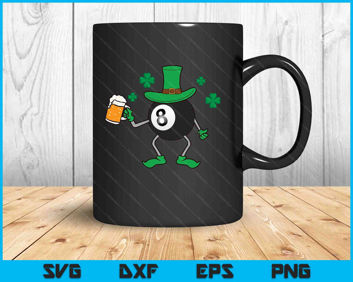 St Patrick's Day Irish Pool Ball Beer SVG PNG Digital Cutting Files St Patrick's Day Irish Pool Ball Beer SVG PNG Digital Cutting Files