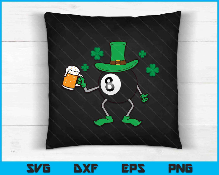 St Patrick's Day Irish Pool Ball Beer SVG PNG Digital Cutting Files St Patrick's Day Irish Pool Ball Beer SVG PNG Digital Cutting Files