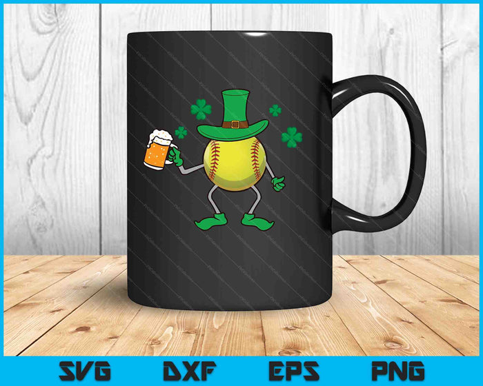 St Patrick's Day Irish Softball Beer SVG PNG Digital Cutting Files St Patrick's Day Irish Softball Beer SVG PNG Digital Cutting Files