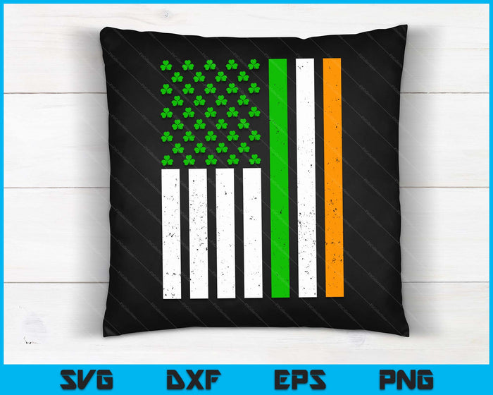 St Patricks Day Irish American Flag Shamrocks Men Women SVG PNG Digital Cutting Files St Patricks Day Irish American Flag Shamrocks Men Women SVG PNG Digital Cutting Files