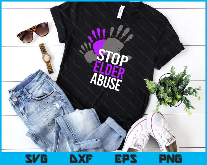 Stop Elder Abuse Elder Abuse Awareness SVG PNG Digital Cutting Files Stop Elder Abuse Elder Abuse Awareness SVG PNG Digital Cutting Files