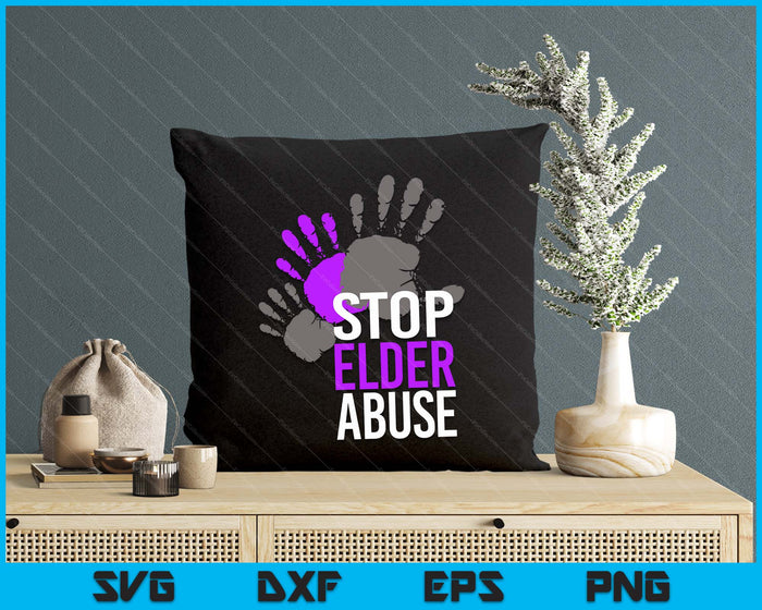 Stop Elder Abuse Elder Abuse Awareness SVG PNG Digital Cutting Files Stop Elder Abuse Elder Abuse Awareness SVG PNG Digital Cutting Files