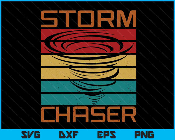 Storm Chaser Tornado Meteorology Meteorologist Weatherman SVG PNG Digital Cutting Files